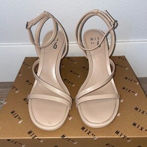 Mix No. 6 Nude Heeled Sandals